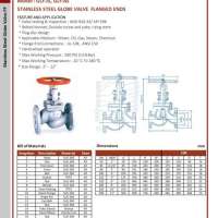 Stainless Steel Globe Valve Flanged Ends 0