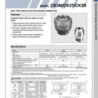 Disc Type Check Valve With Screw Connection 0